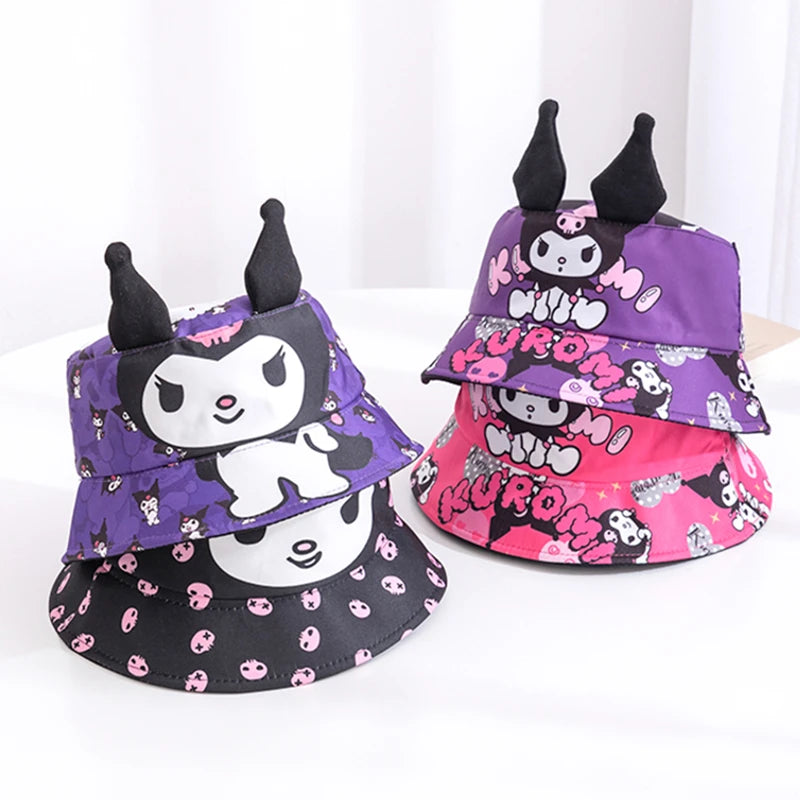 Children’s Sanrio Kuromi 3D Ear Bucket Hat