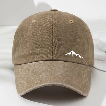 Mountain Print Outdoor Baseball Cap