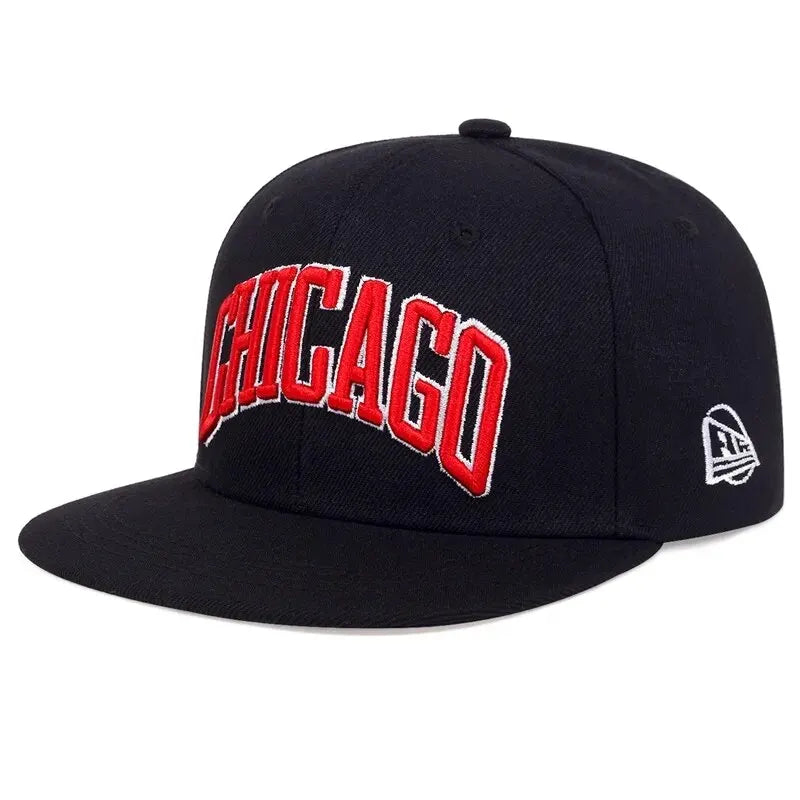 Unisex Chicago Embroidery Hip-hop Hats