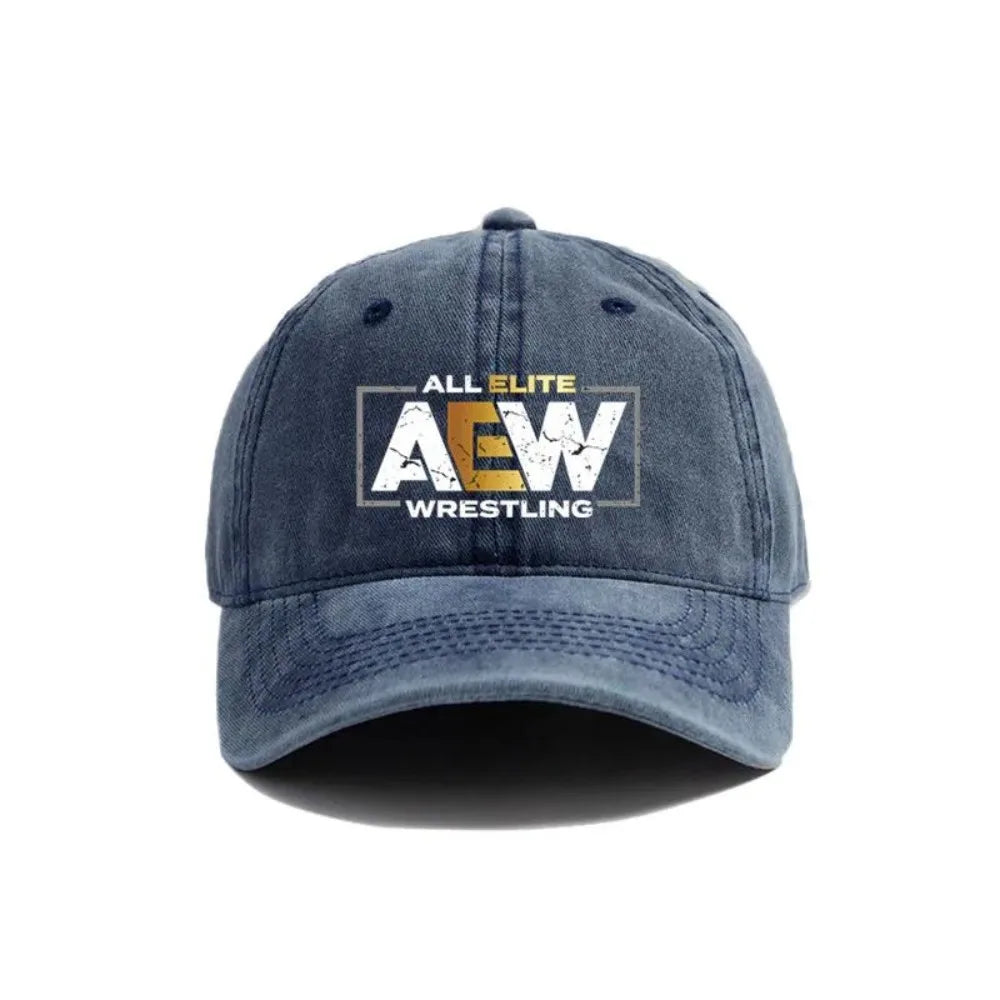All Elite AEW Wrestling Distressed Baseball Cap
