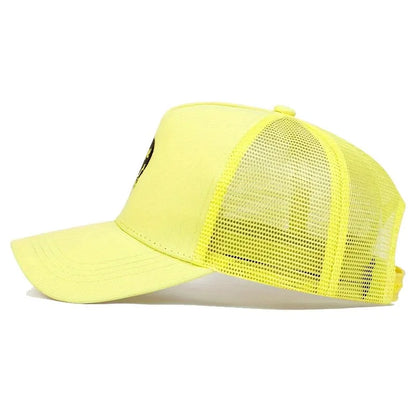 Unisex XX Smiling Face Print Baseball Net Caps Spring