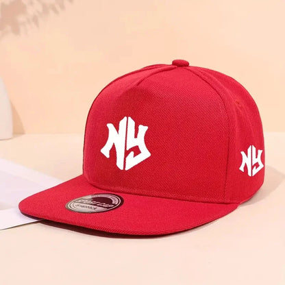 Neutral Letter Print Casual Hip Hop Snapback Cap