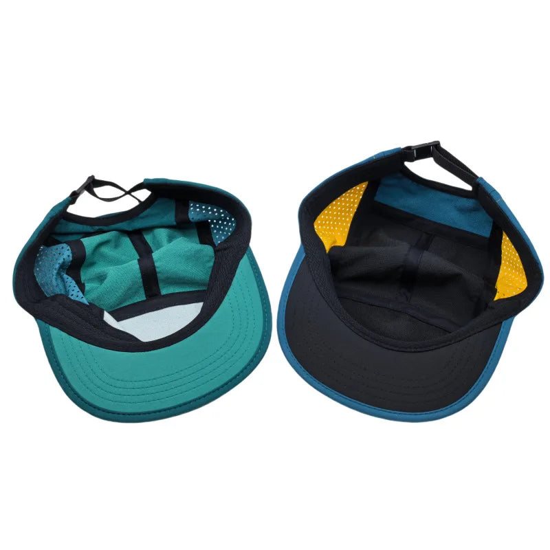 Ultralight Quick Dry Five Panel Snapback Cap