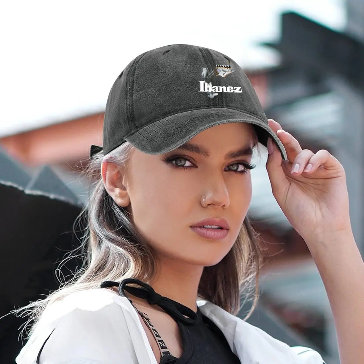 Ibanez Guitar Washed Baseball Cap