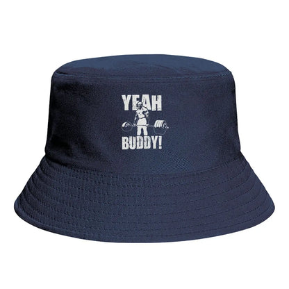 Yeah Buddy Gym Motivation Graphic Fitness Bucket Hat