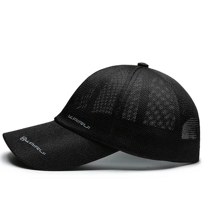 Breathable Mesh Camo Snapback Baseball Cap