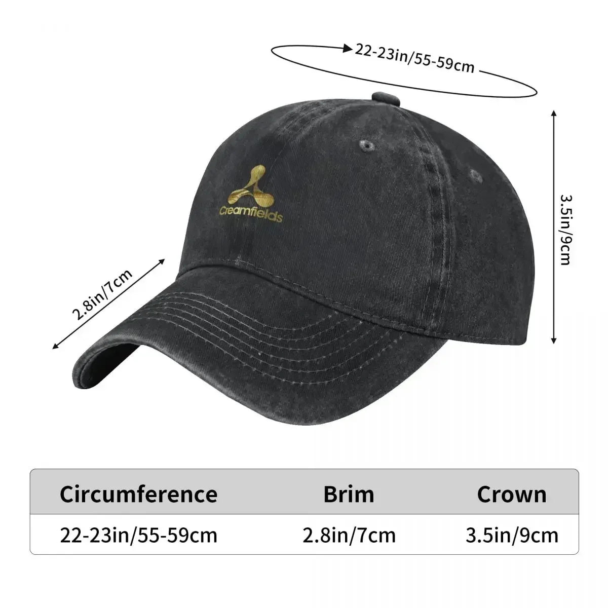 Creamfields Festival Oro Edition Original Design Baseball Cap