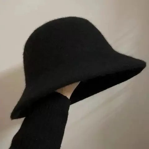 Autumn Winter Wool Vintage Bucket Hat