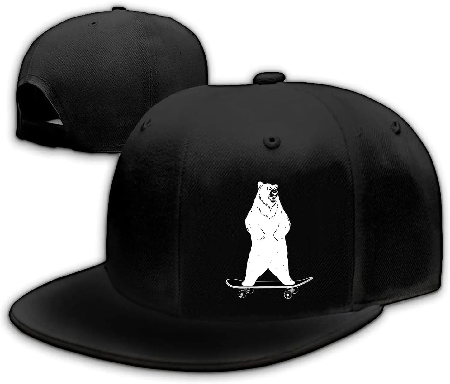 Motorcycle Funny Black Snapback Cap