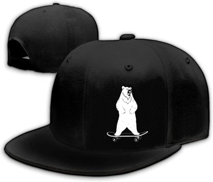 Motorcycle Funny Black Snapback Cap