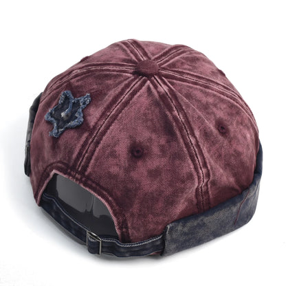Retro Washed Brimless Docker Bucket Hat