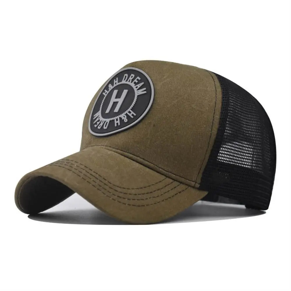 Two Tone Breathable Mesh Baseball Cap