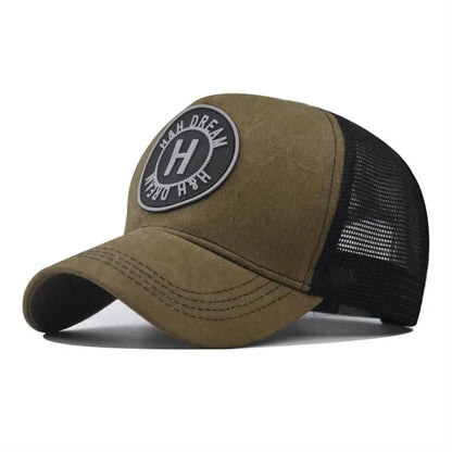 Two Tone Breathable Mesh Baseball Cap