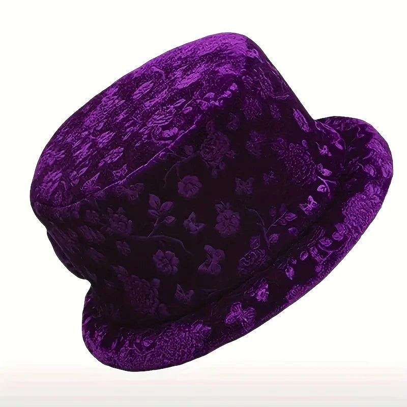 Elegant Floral Printed Bucket Hat