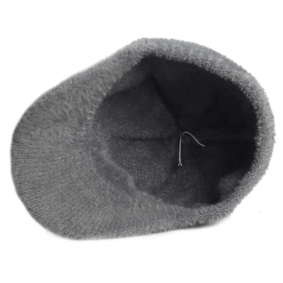 Fluffy Knitted Warm Winter Baseball Cap