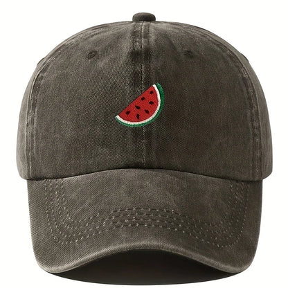 Unisex Watermelon Print Baseball Cap