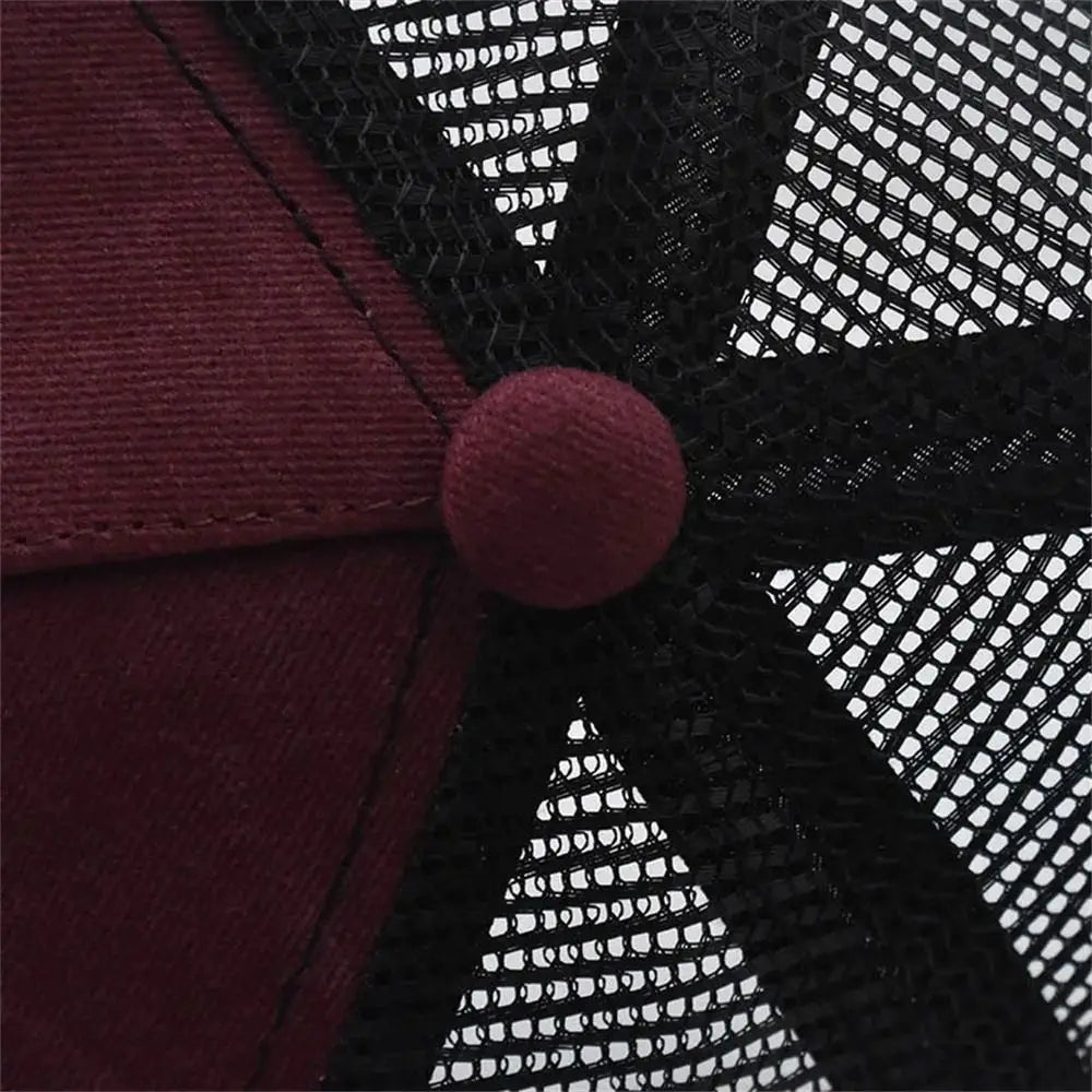 Two Tone Breathable Mesh Baseball Cap