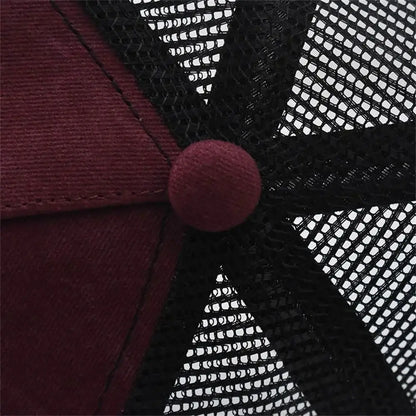 Two Tone Breathable Mesh Baseball Cap