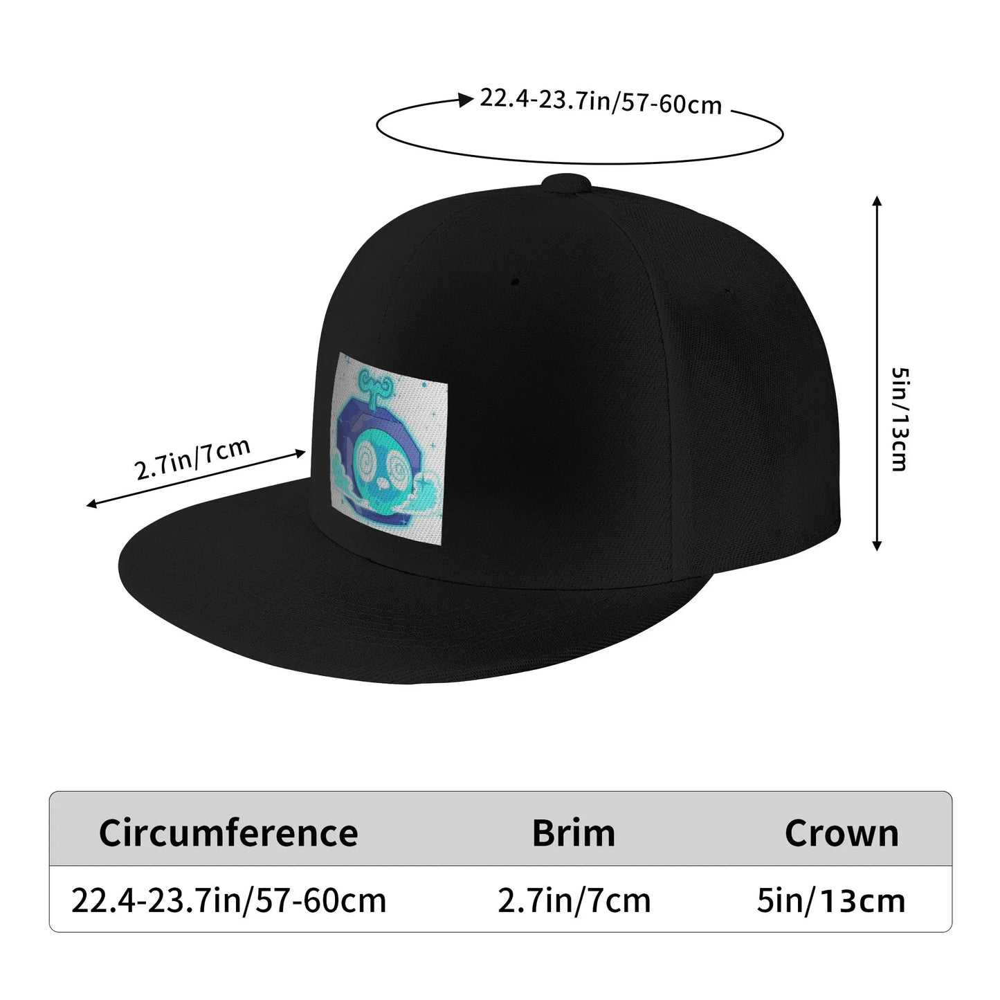 Blox Fruits Game Graphic Casual Snapback Cap