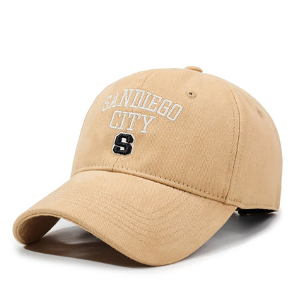 Wide Brim Face-Slimming Baseball Cap