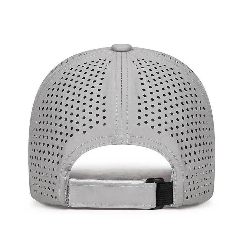 Lightweight Quick Dry Laser Punched Baseball Cap