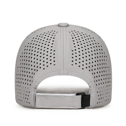 Lightweight Quick Dry Laser Punched Baseball Cap