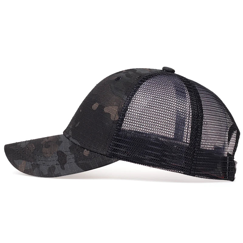 Mesh Camo Jungle Tactical Baseball Cap