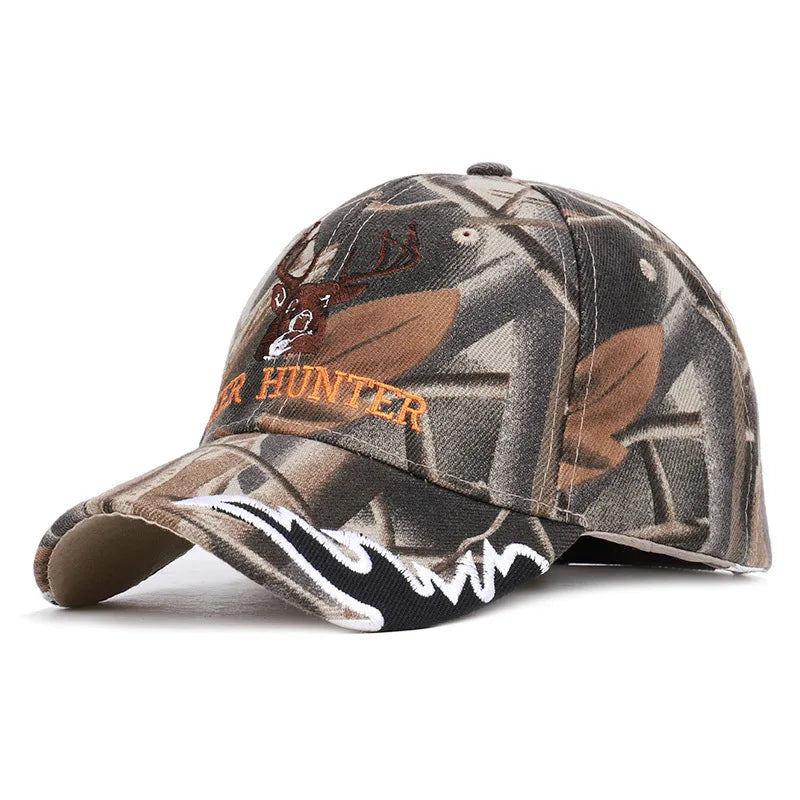 Fish Skull Camouflage Hip Hop Baseball Cap
