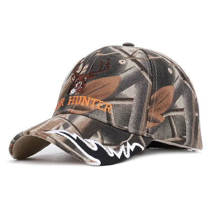 Fish Skull Camouflage Hip Hop Baseball Cap