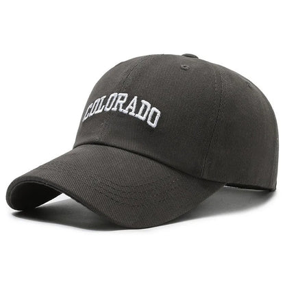 Letters Embroidery Snapback Baseball Cap