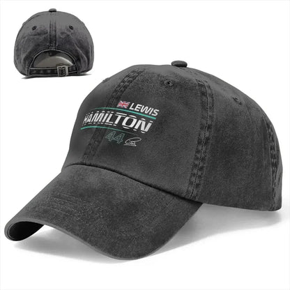 Lewis Hamilton Legacy Vintage Distressed Baseball Cap