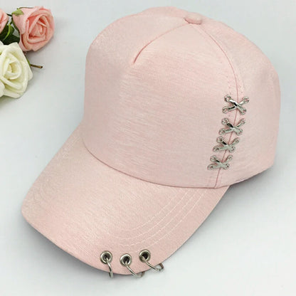KPOP Piercing Ring Snapback Baseball Cap