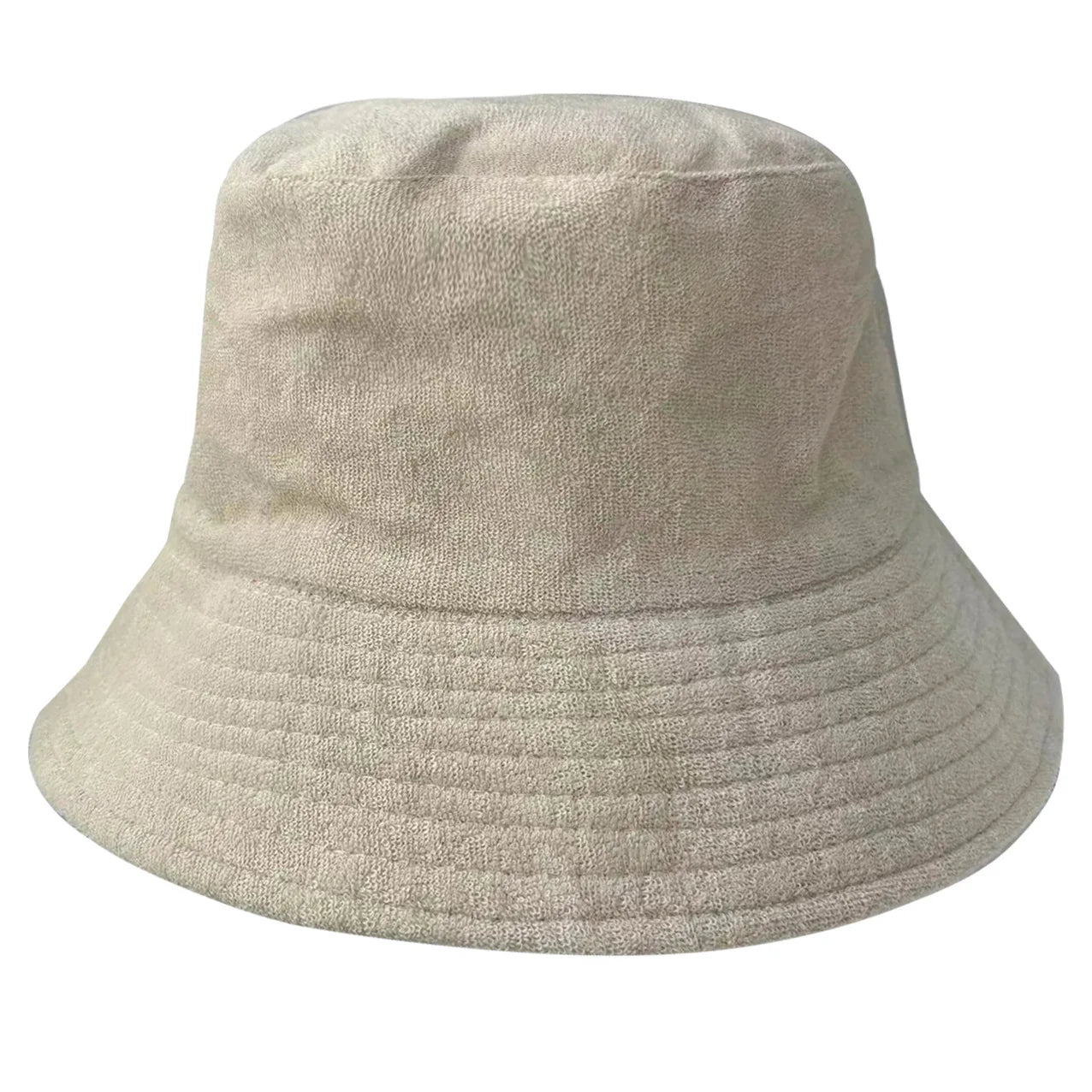 Candy Color Terry Cloth Sun Bucket Hat