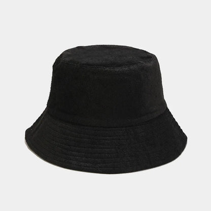 Candy Color Terry Cloth Sun Bucket Hat