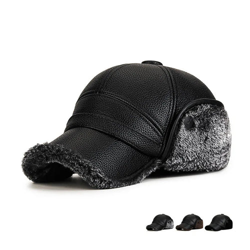 Men's Fur Hat with Ear Protection