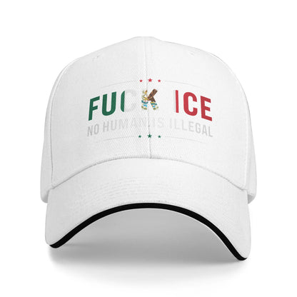 No Human Is Illegal Protest Outdoor Baseball Cap