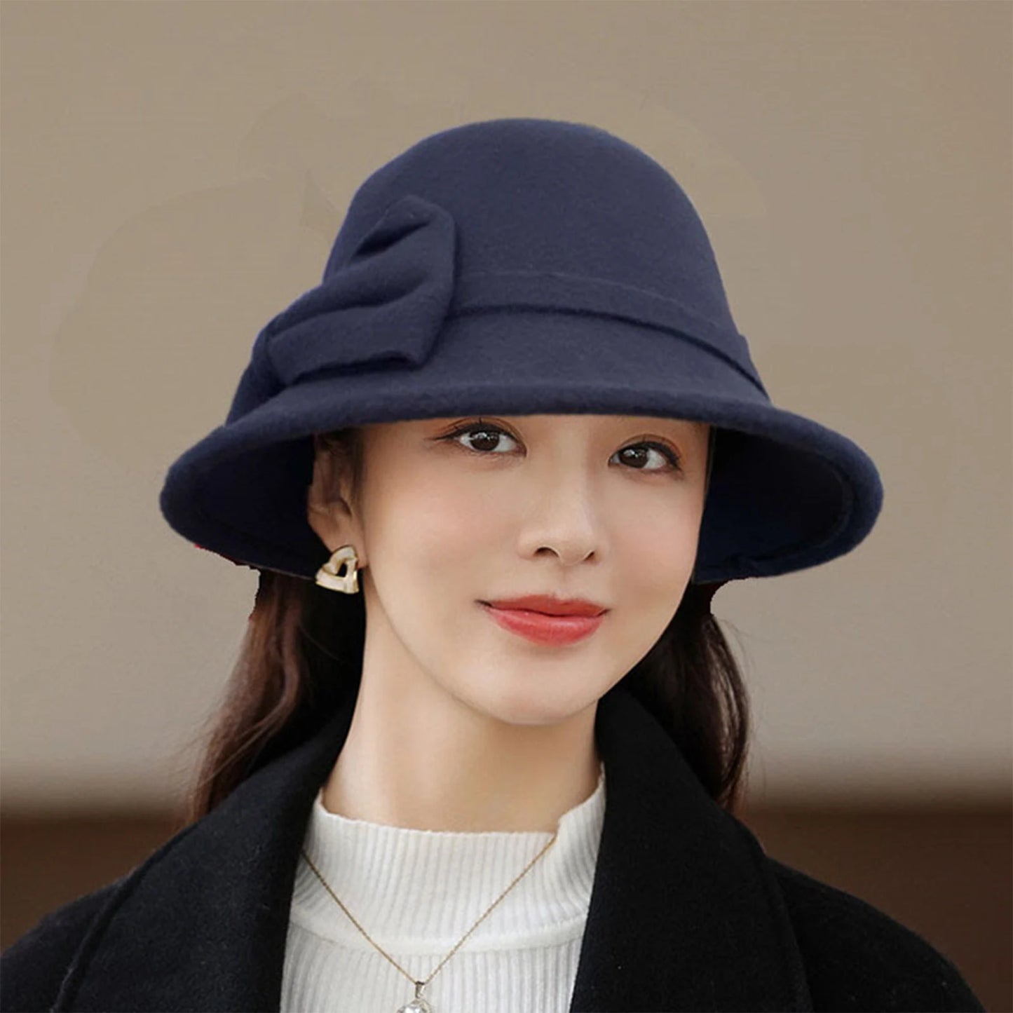 Trendy Vintage British Wool Bucket Hat