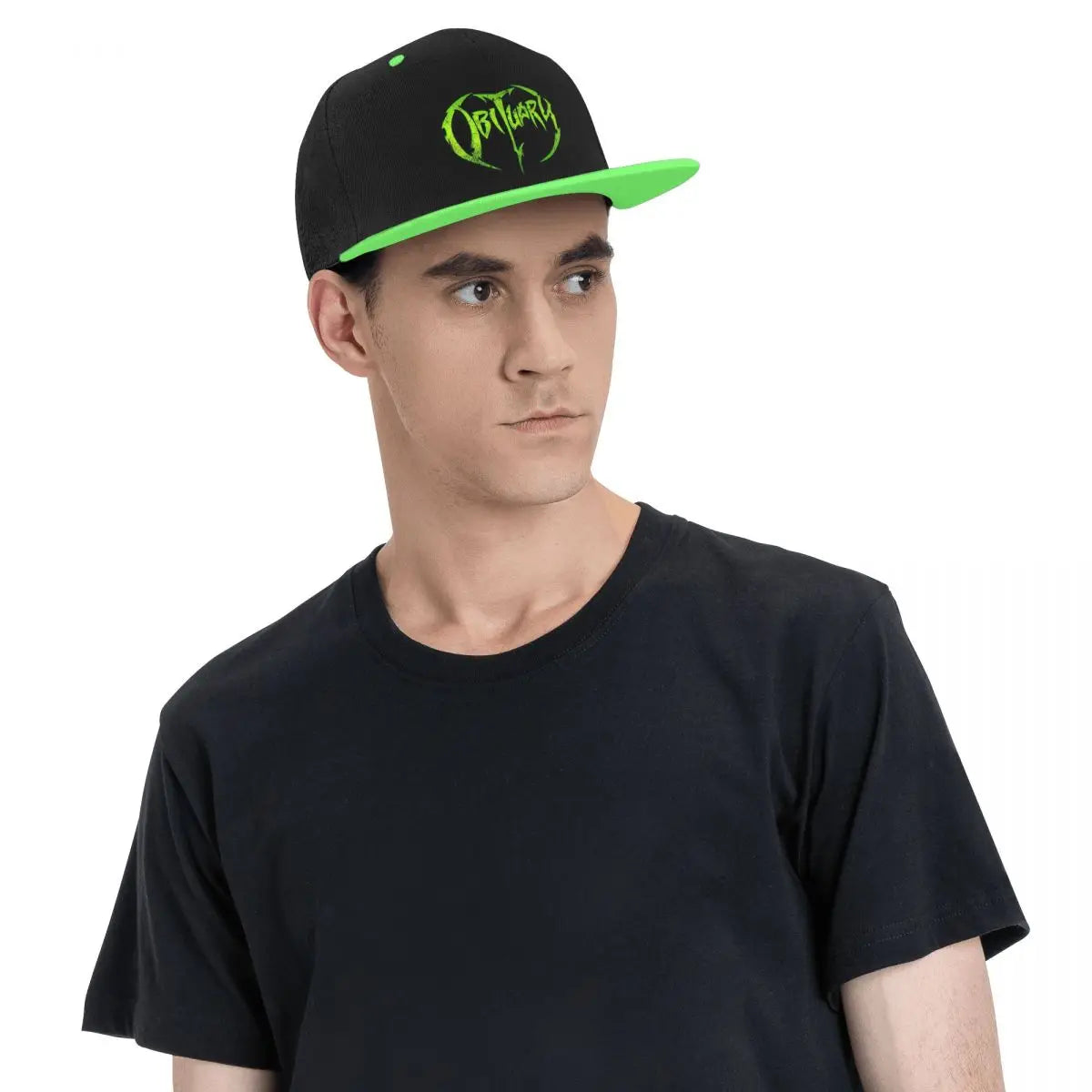 Obituary Band Logo Snapback Hat Unisex