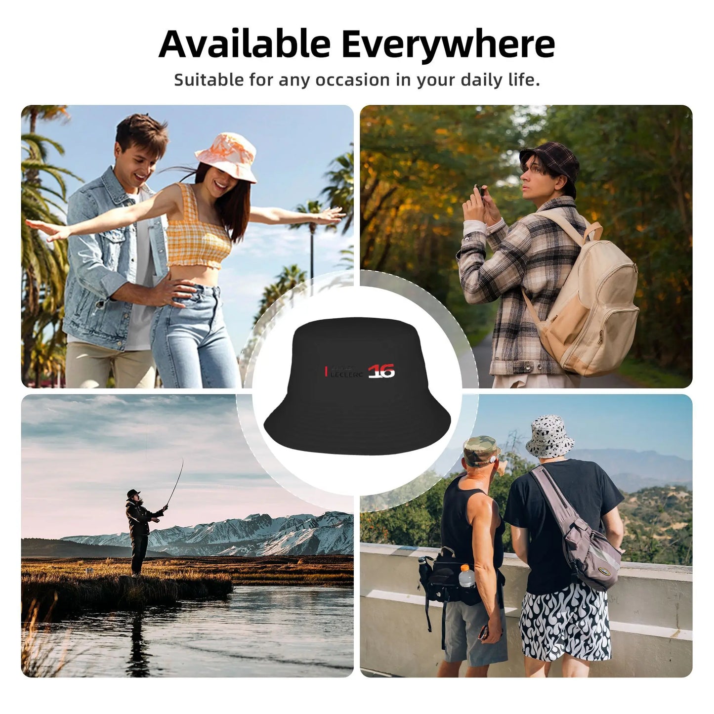 Charles Leclerc F1 Bucket Hat