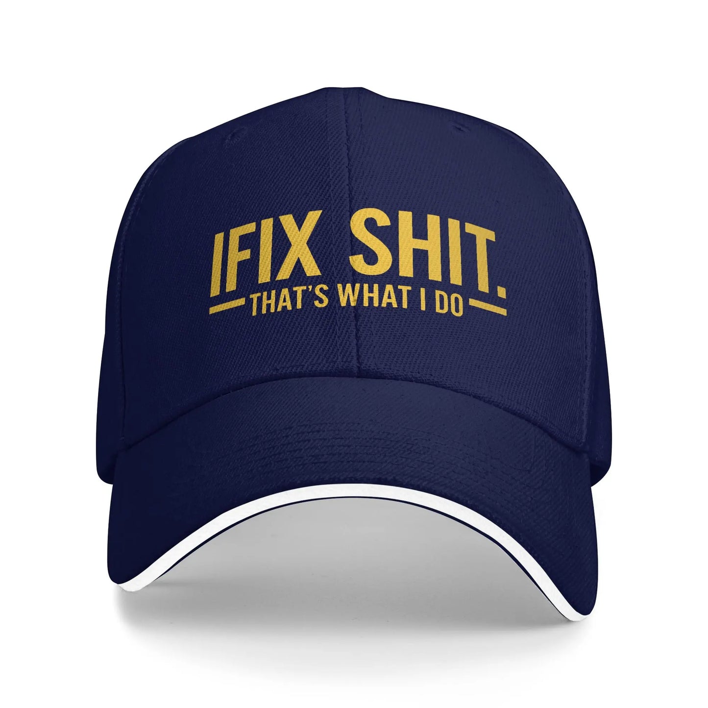 Funny Fix Stuff And Know Things Baseball Cap