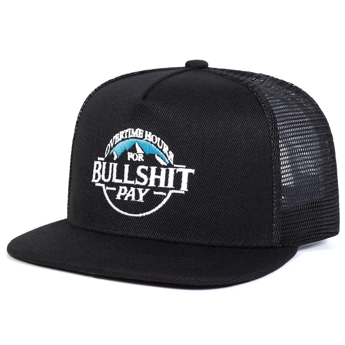 Bullshit Pay Embroidery Snapback Hat Unisex