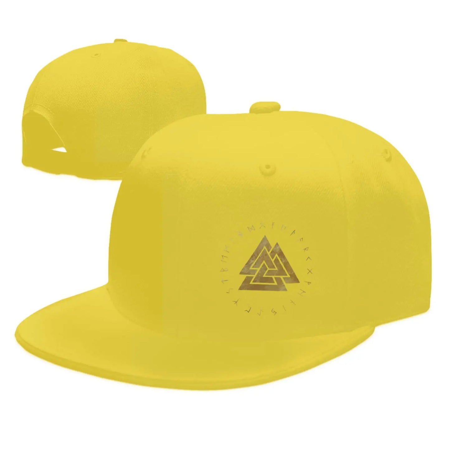 Valknut Odin Symbol Adjustable Snapback Cap