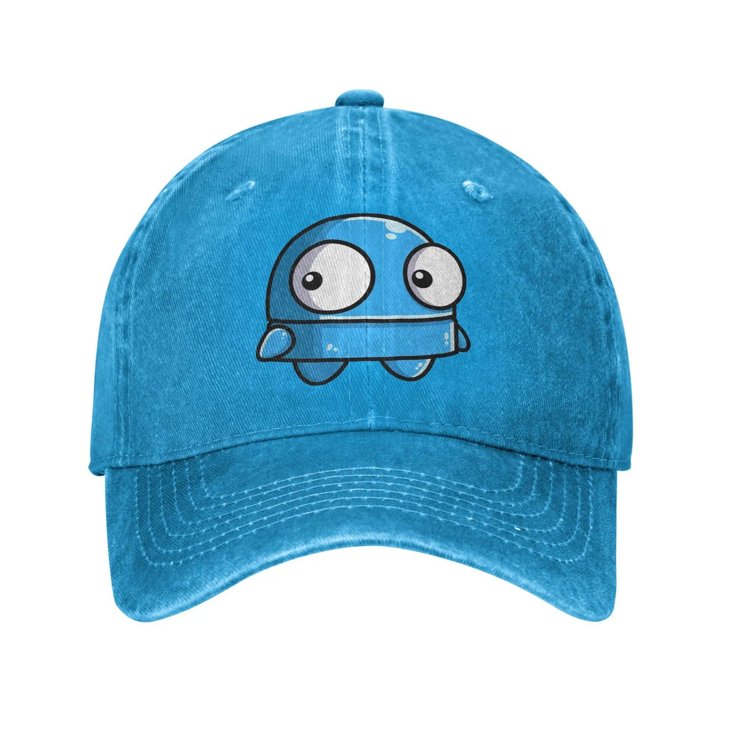 Vintage REPO Robot Horror Anime Denim Baseball Cap