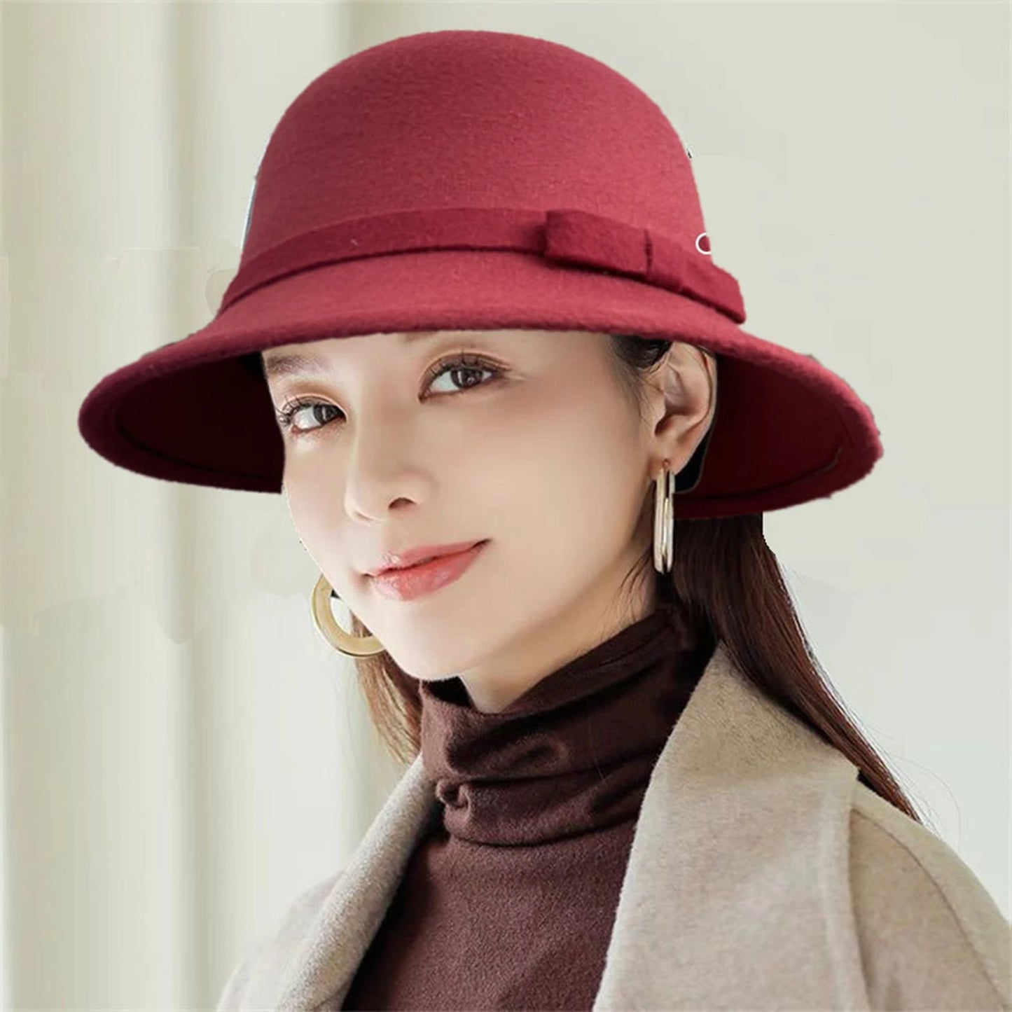 Retro British Wool Fisherman Bucket Hat