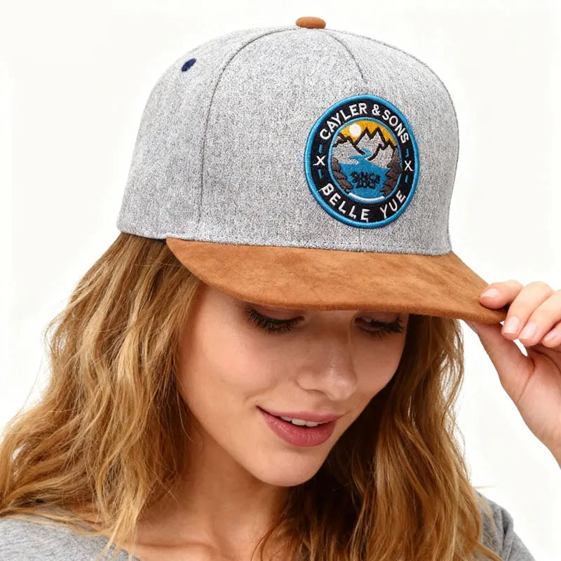 Exclusive Outdoor Brand Flat Brim Snapback Cap