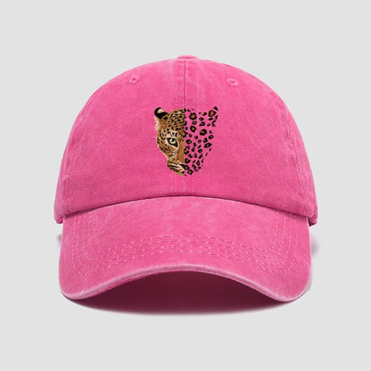 Leopard Print Adjustable Baseball Cap