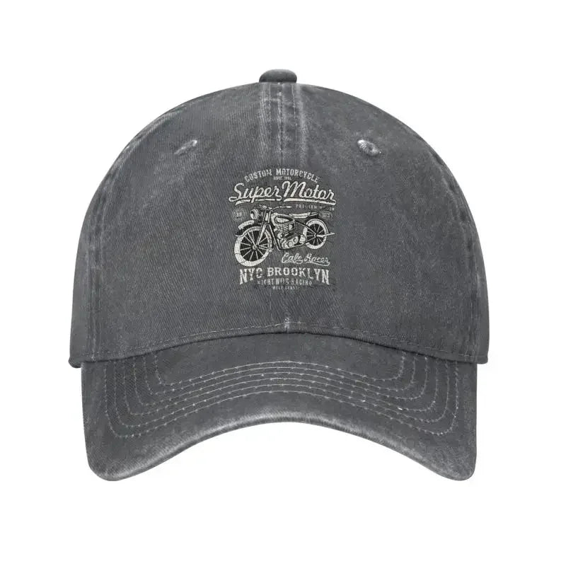 Personalized Cotton Super Motor Sports Baseball Cap