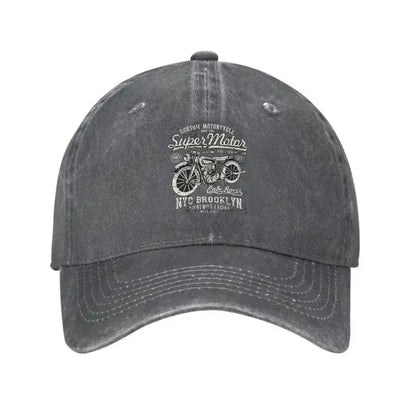 Personalized Cotton Super Motor Sports Baseball Cap