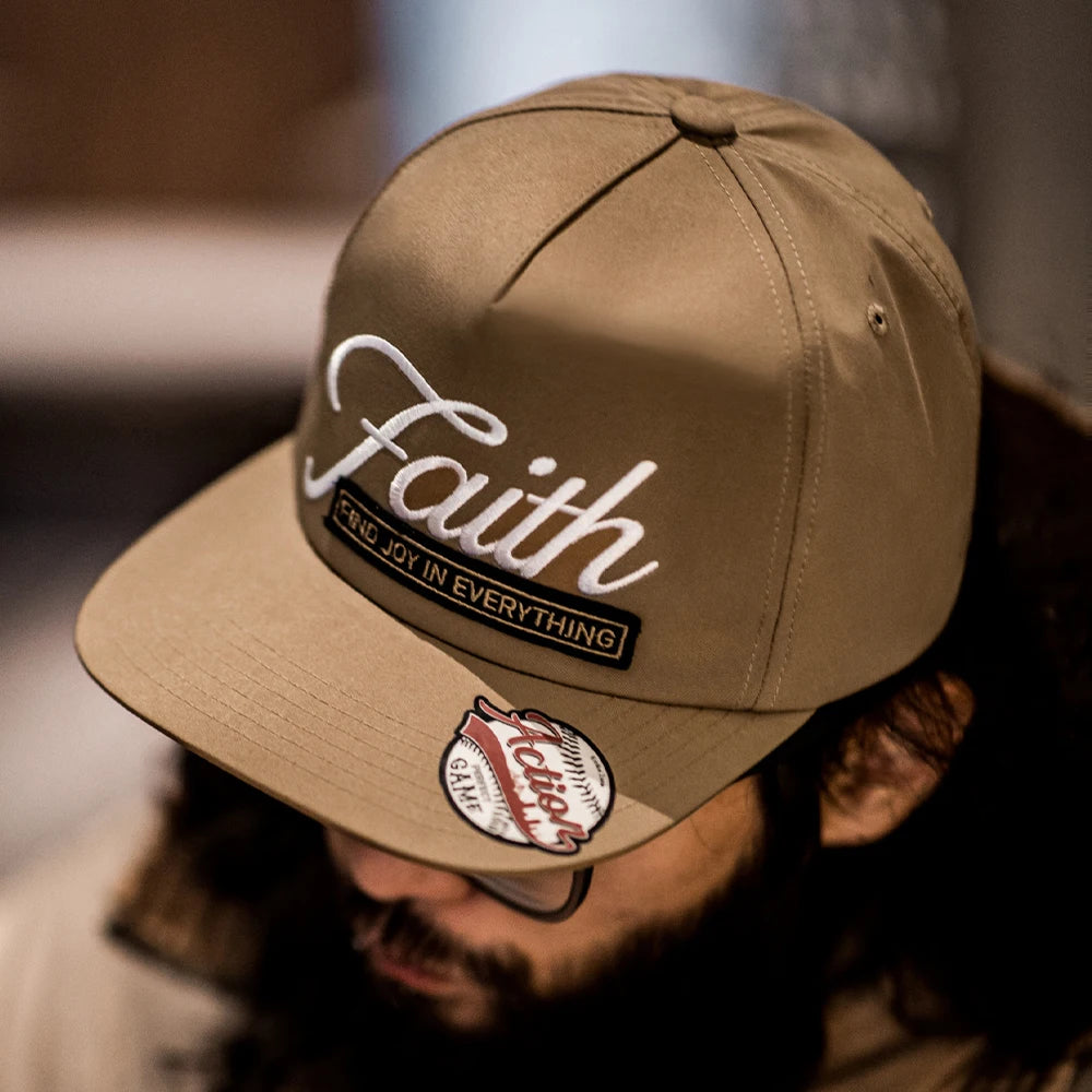 Maden Vintage Embroidered Letter Streetwear Snapback Cap
