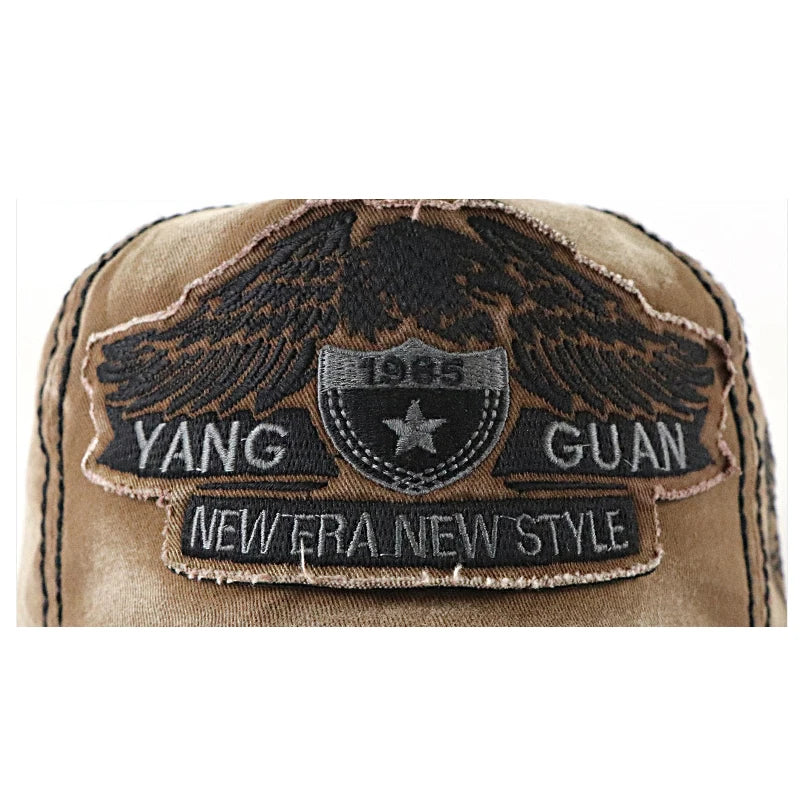 Eagle Embroidered Large Head Baseball Cap